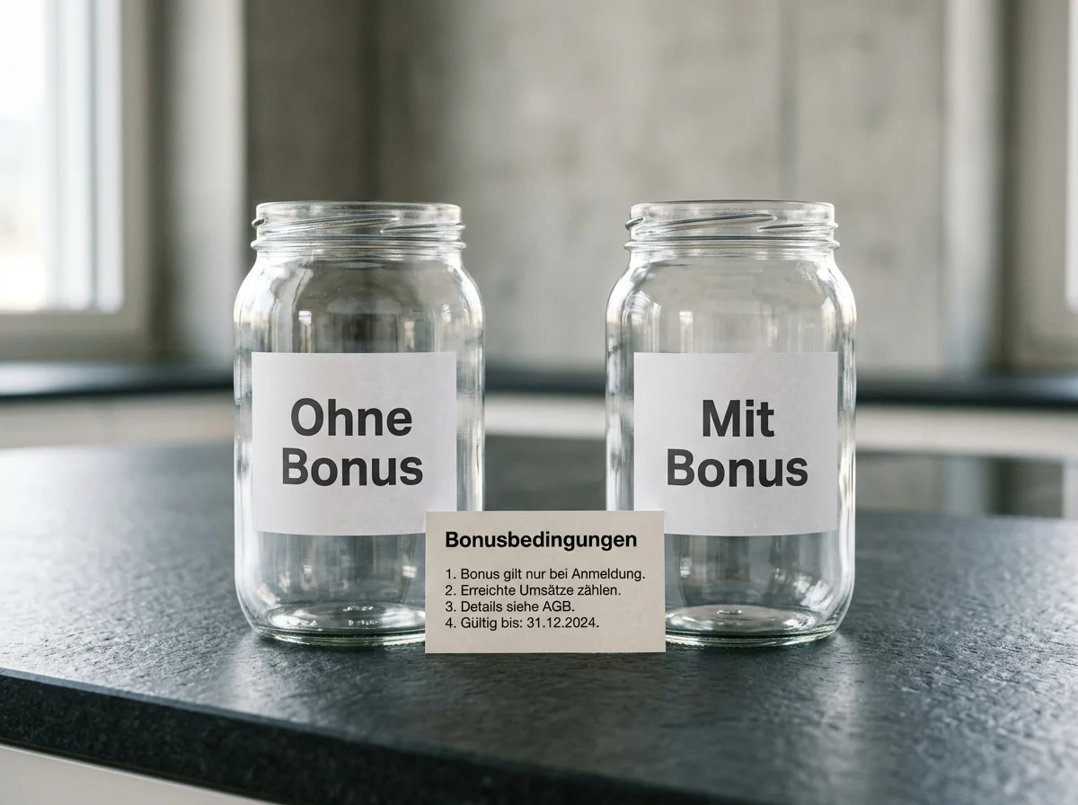 Bonus-Schwelle von 20 Euro mit Wagering-Bedingungen