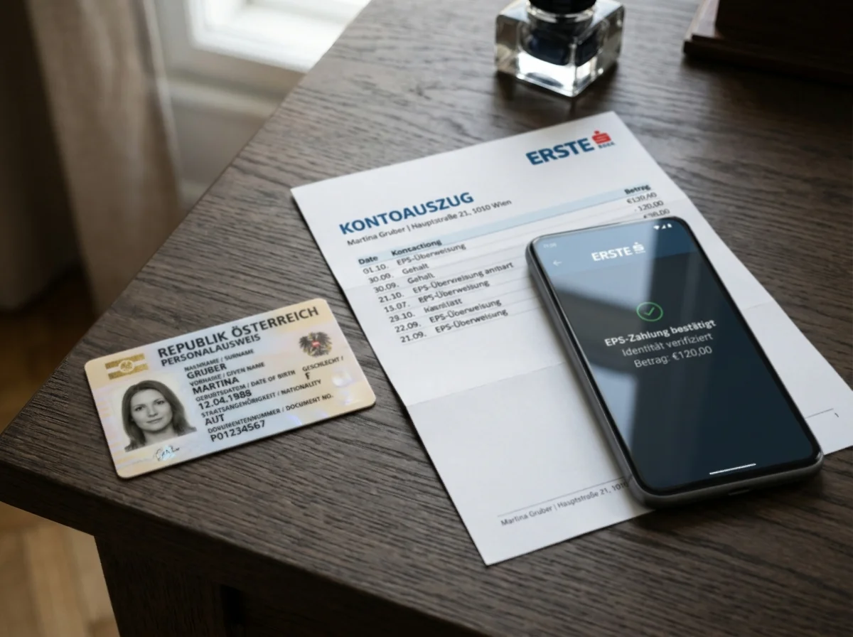 EPS-Bankidentifikation als KYC-Vorarbeit für österreichische Spieler im MGA-Casino