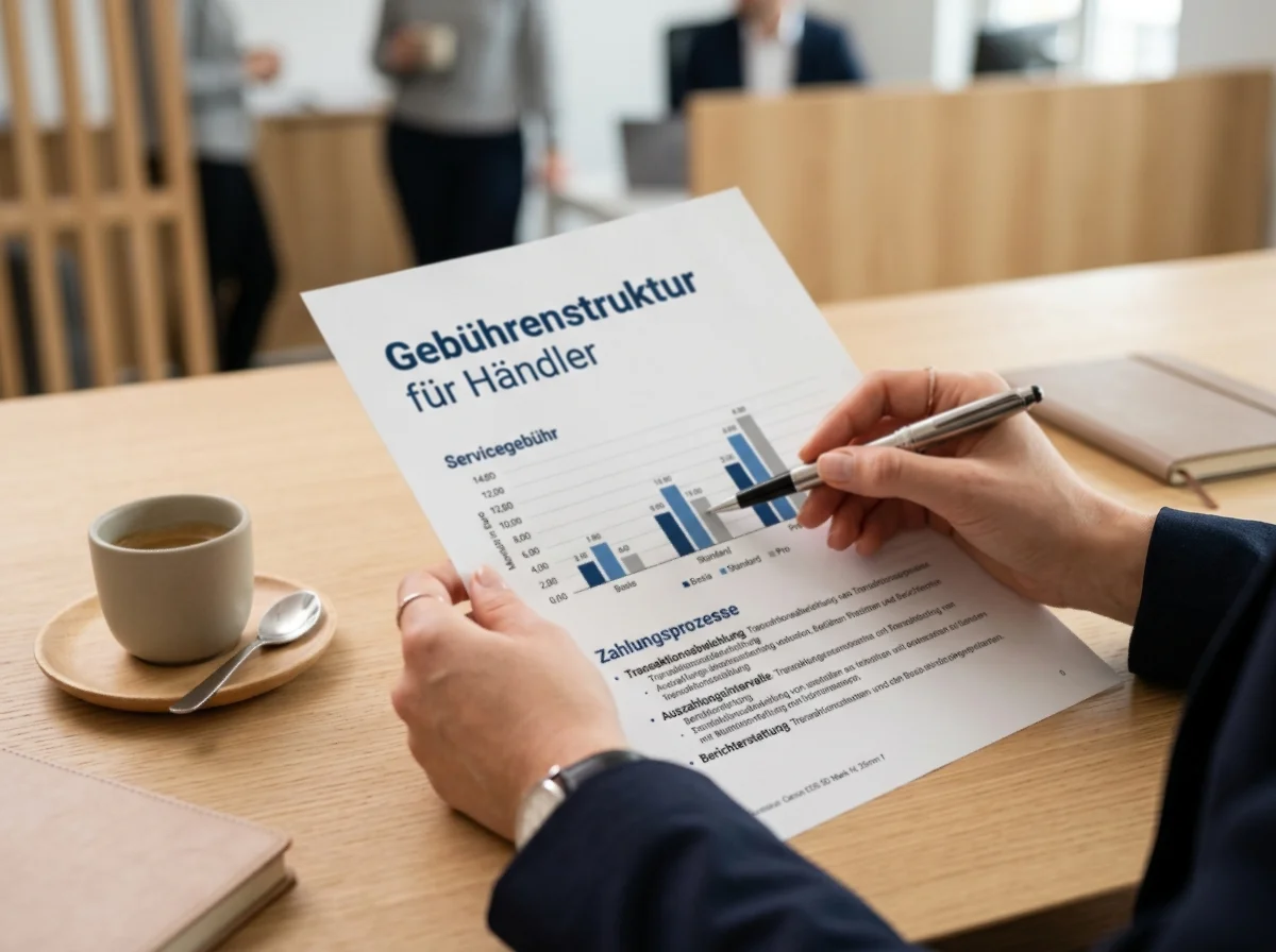 EPS-Gebührenstruktur zwischen Händler, Payment Service Provider und Bank
