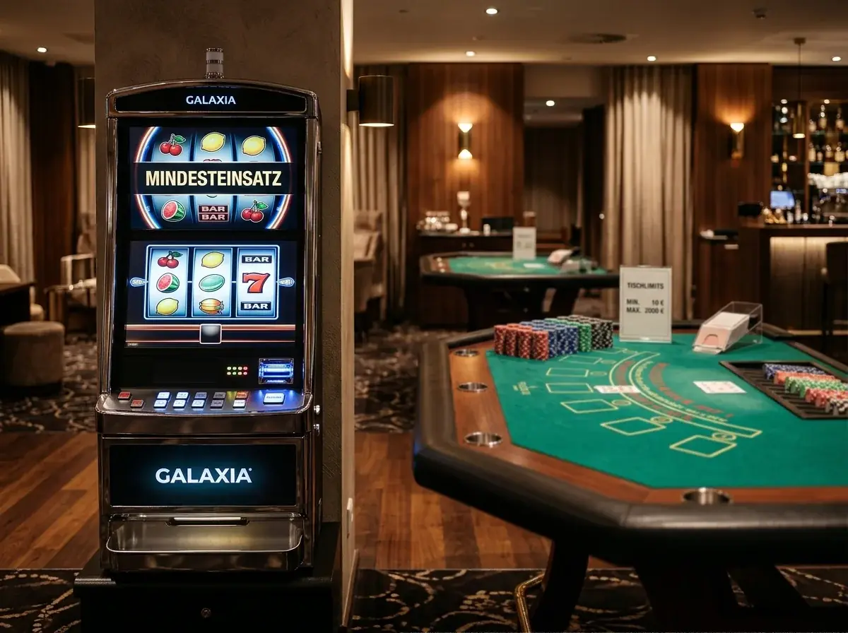 Mindesteinsatz pro Spielrunde bei Slot und Tisch-Spielen