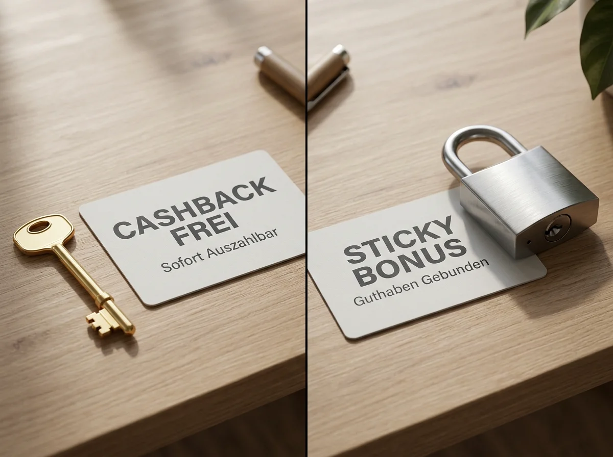 Vergleich zwischen No-Wagering-Cashback und Sticky-Cashback im EPS-Casino