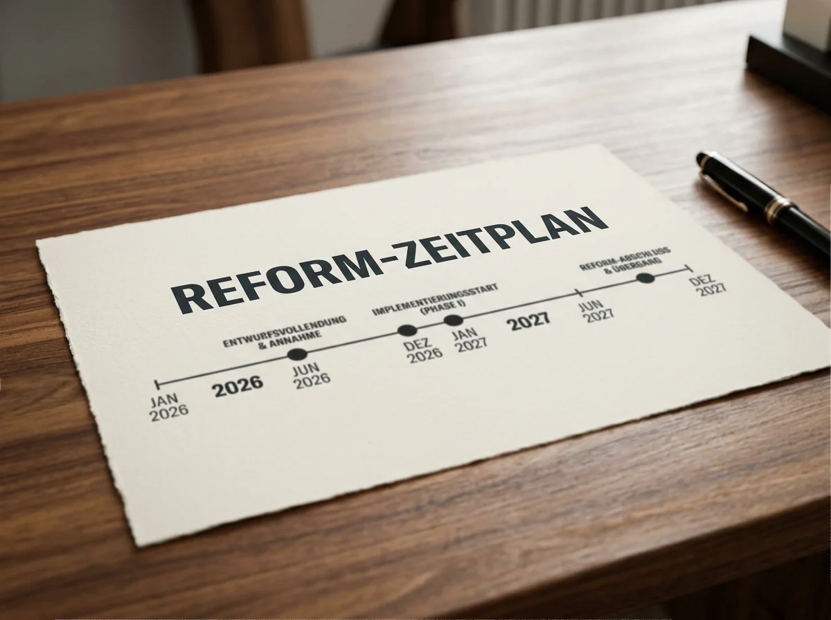 Politische Zeitleiste der Glücksspielreform bis zum Lizenzauslauf Ende 2027
